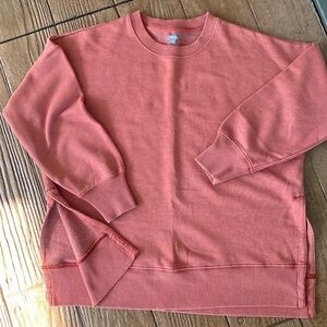 Aerie Oversized Tunic Sweatshirt Crew Neck
